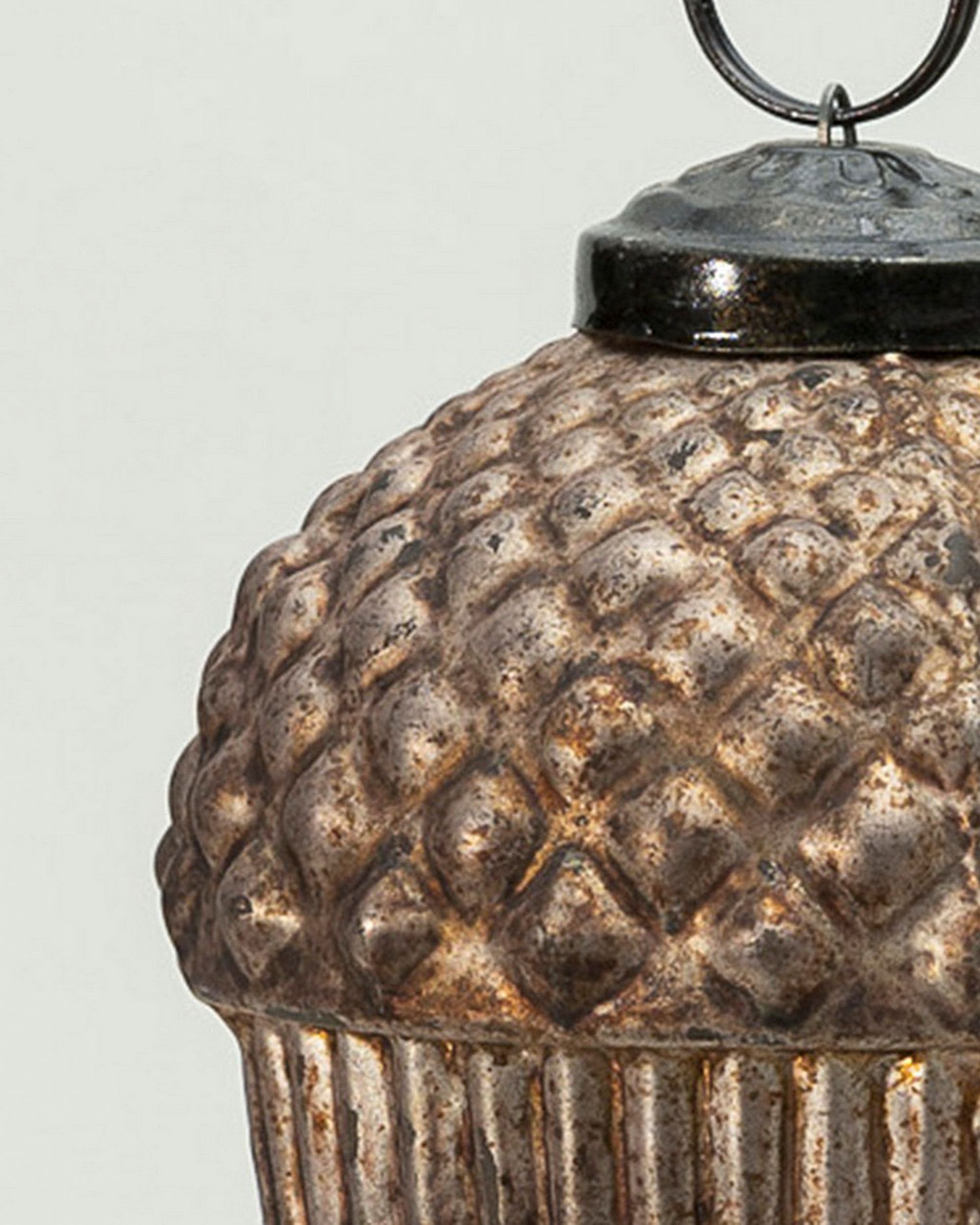 Bombka szklana Acorn Gold 7x7x10 cm (hover)