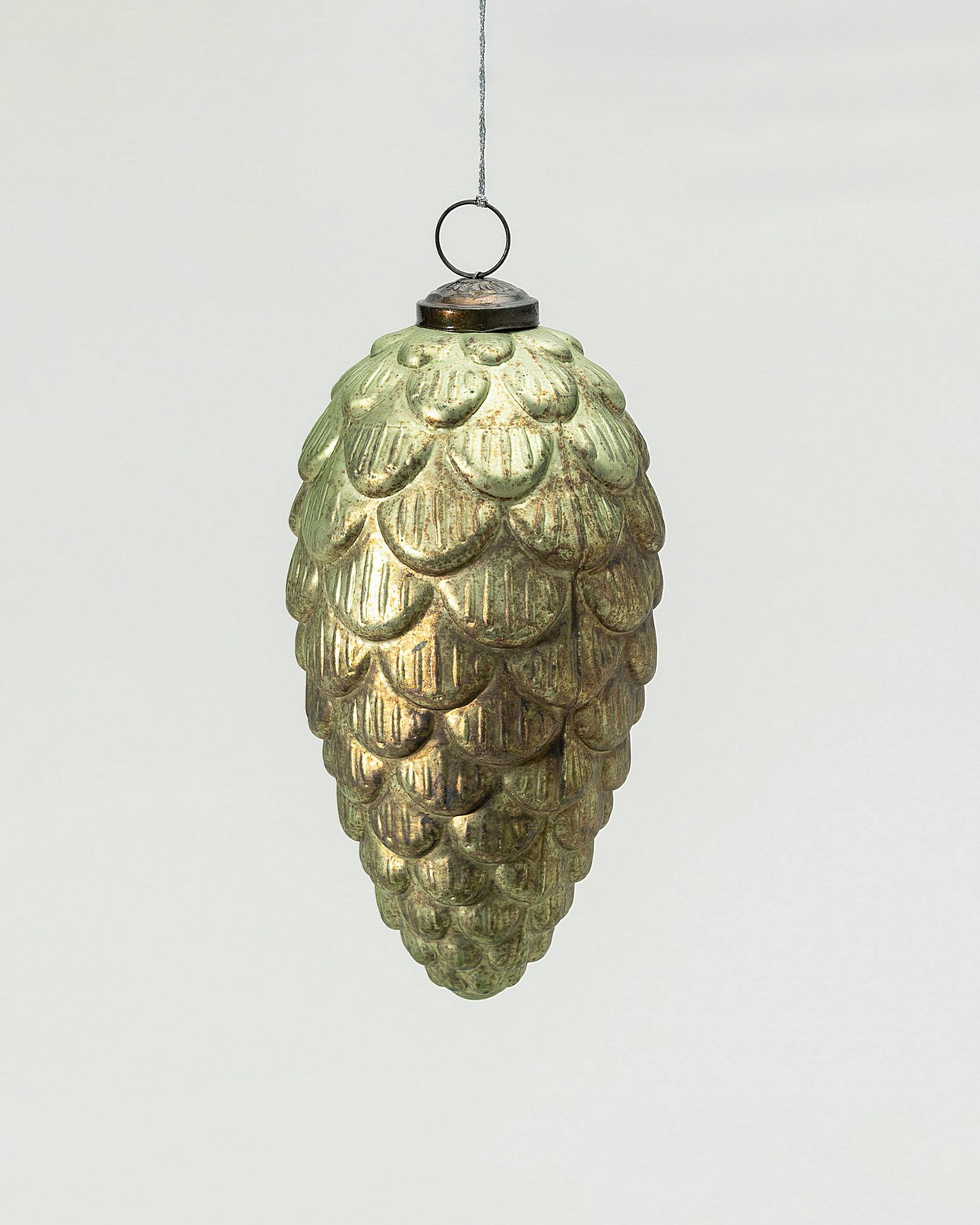 Bombka szklana Pine Green 8x8x15 cm