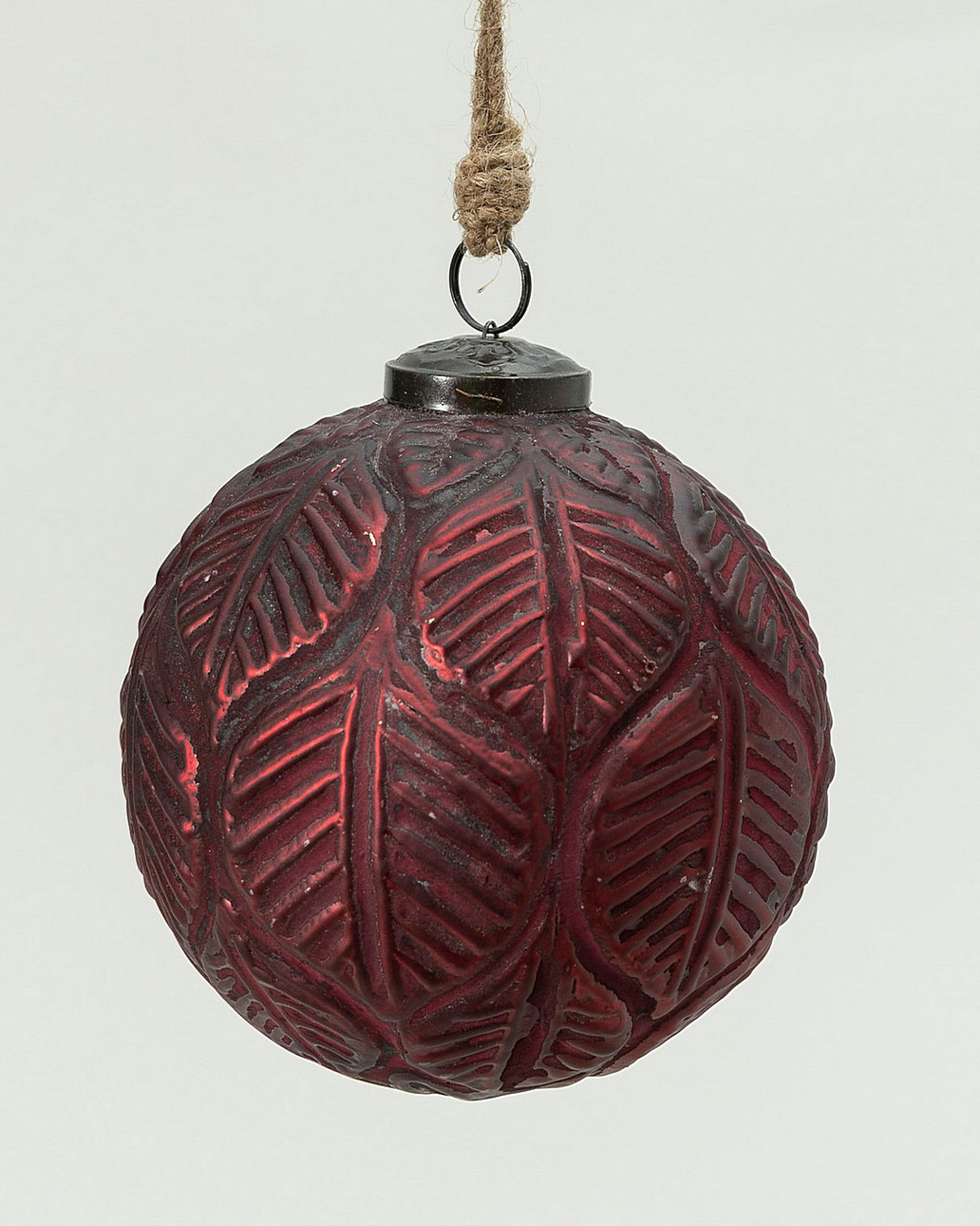Bombka szklana Rustic Leaf II 12 cm