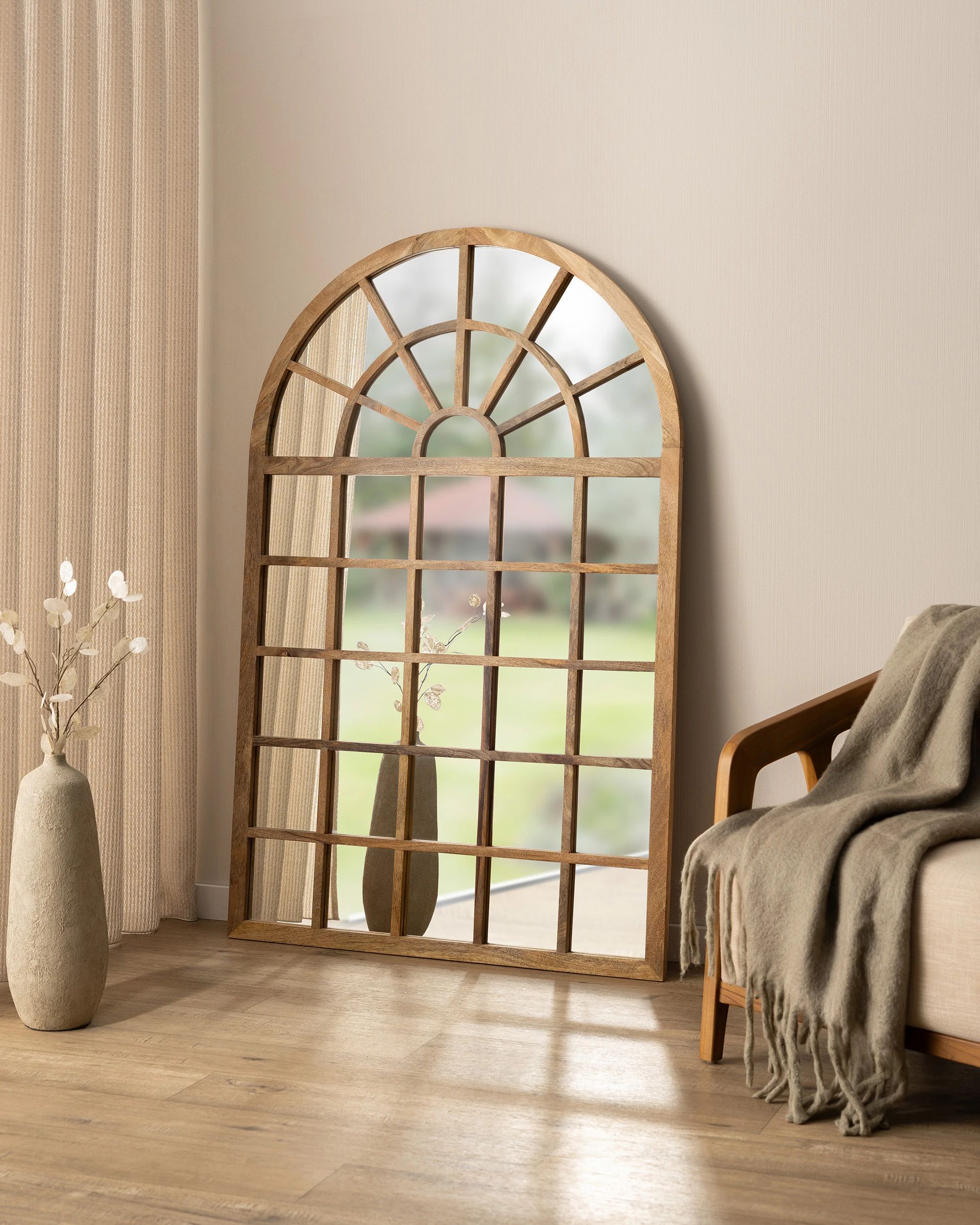 Lustro drewniane Secret Garden 100x3x160 cm (hover)