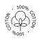 100% cotton