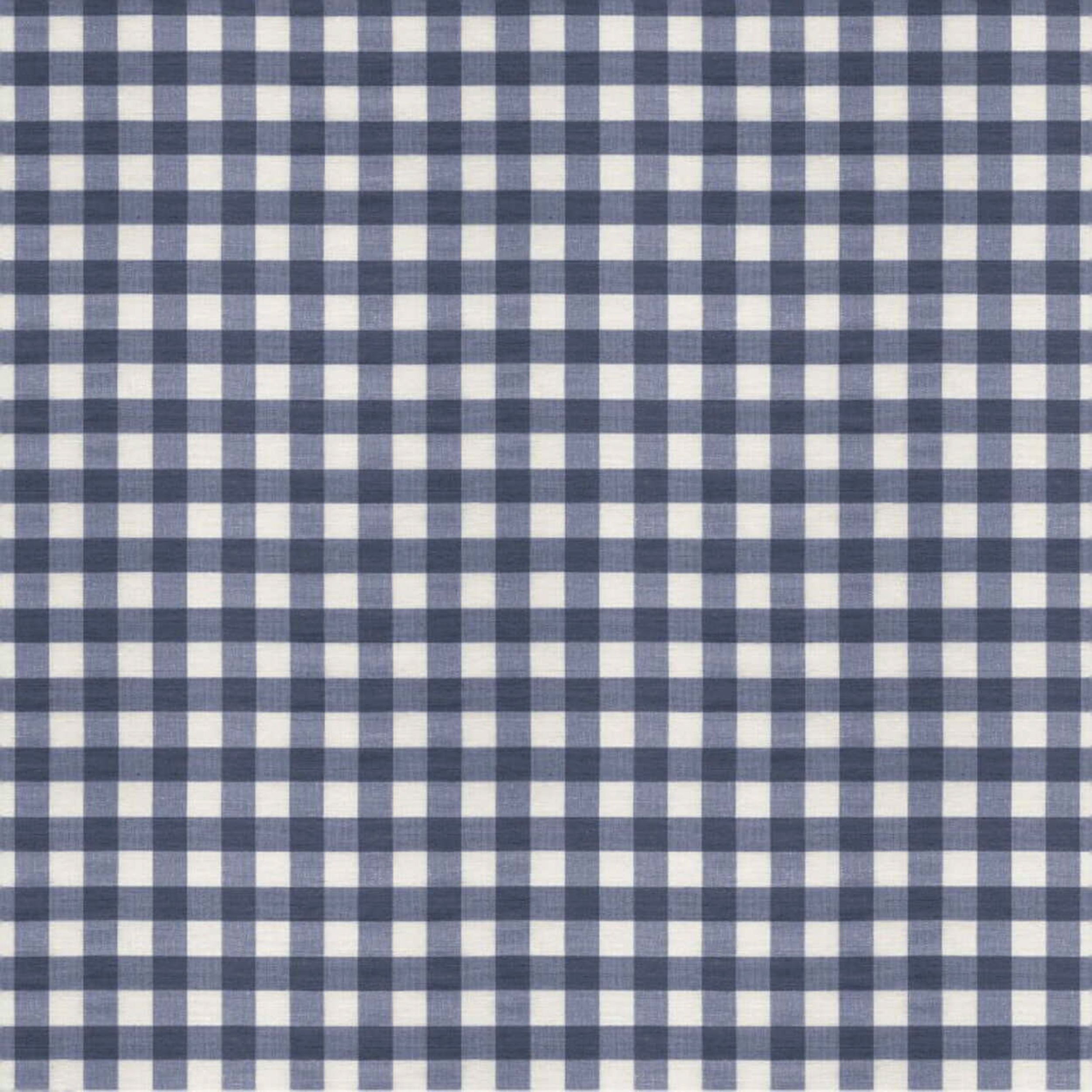 Quadro 136-01 granatowo-biała kratka (1,5x1,5cm)