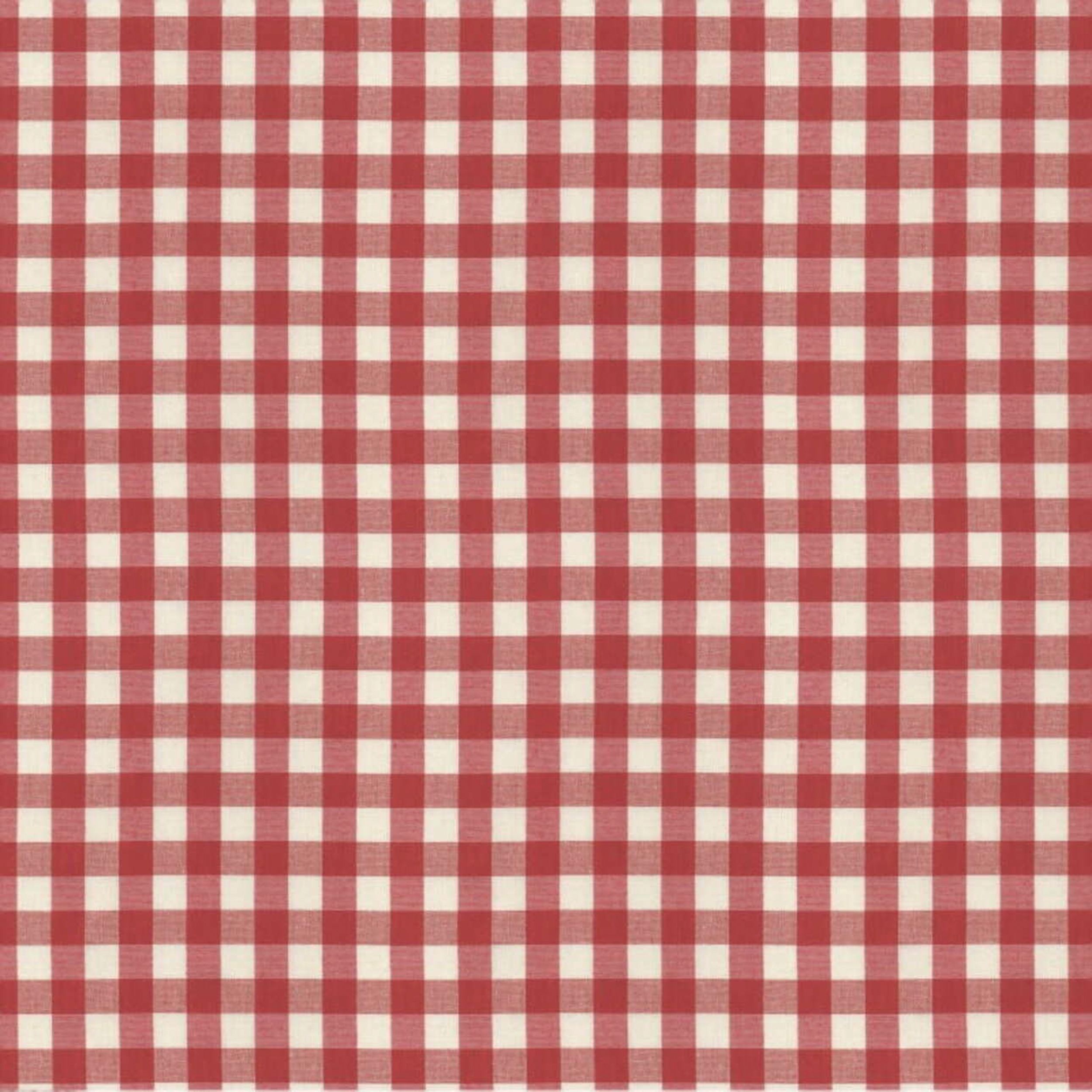 Quadro 136-16 czerwono-biała kratka (1,5x1,5cm)