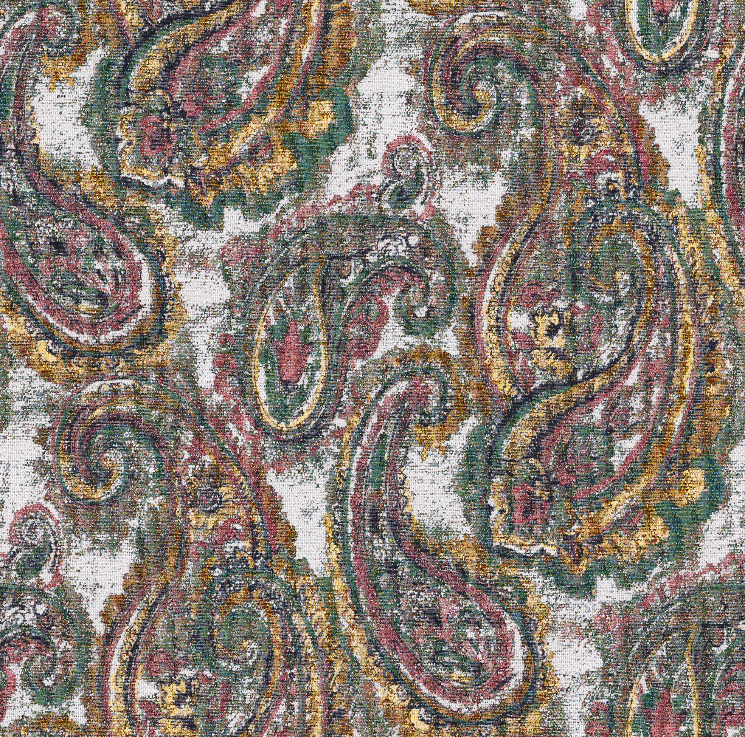 Cosy Home 145-35 wielokolorowy paisley na kremowym tle